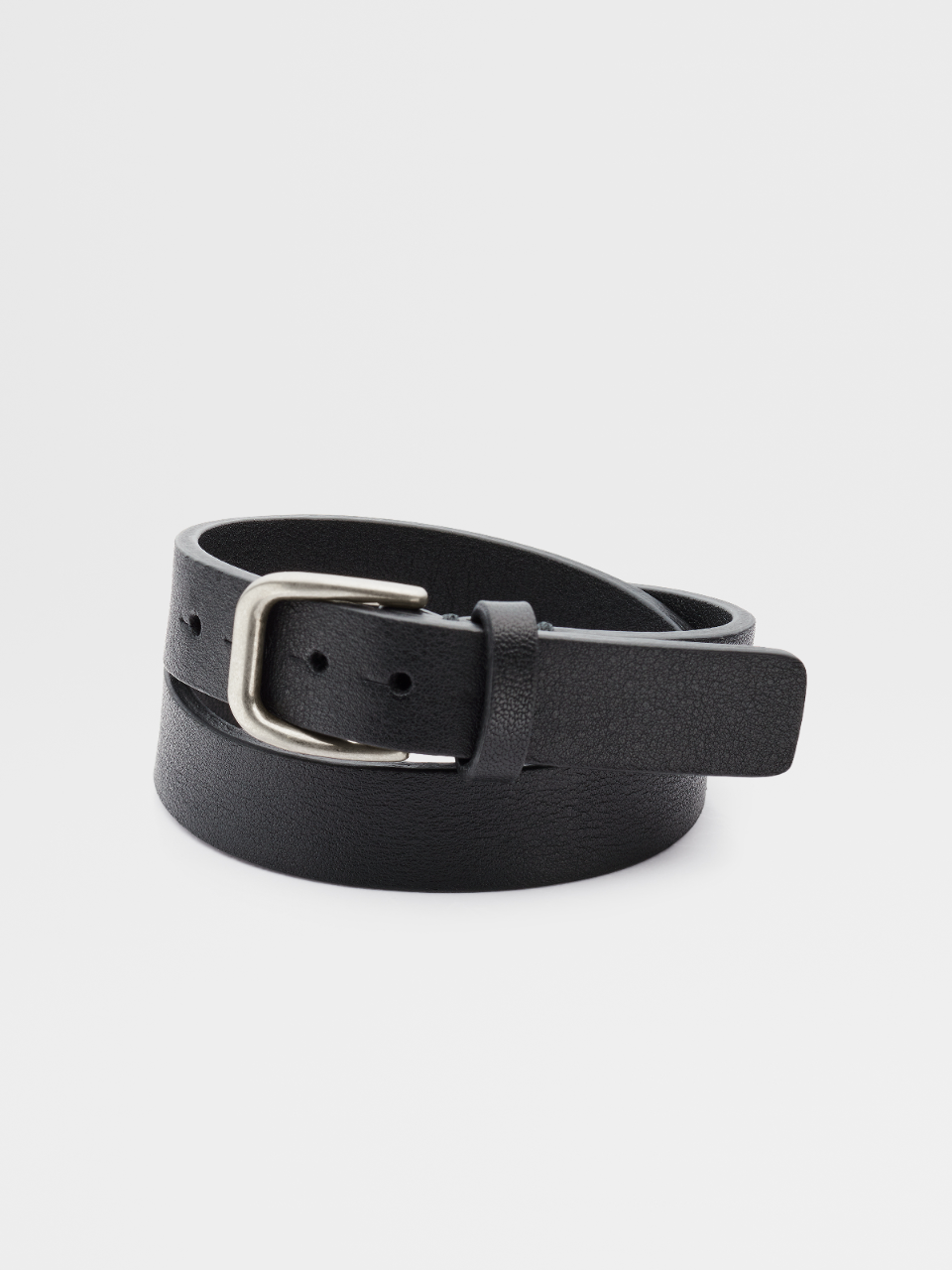 Black Leather Double Wrap Bracelet